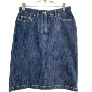 Escada Sport Womens Denim Skirt Blue Medium Wash Size 36 US S